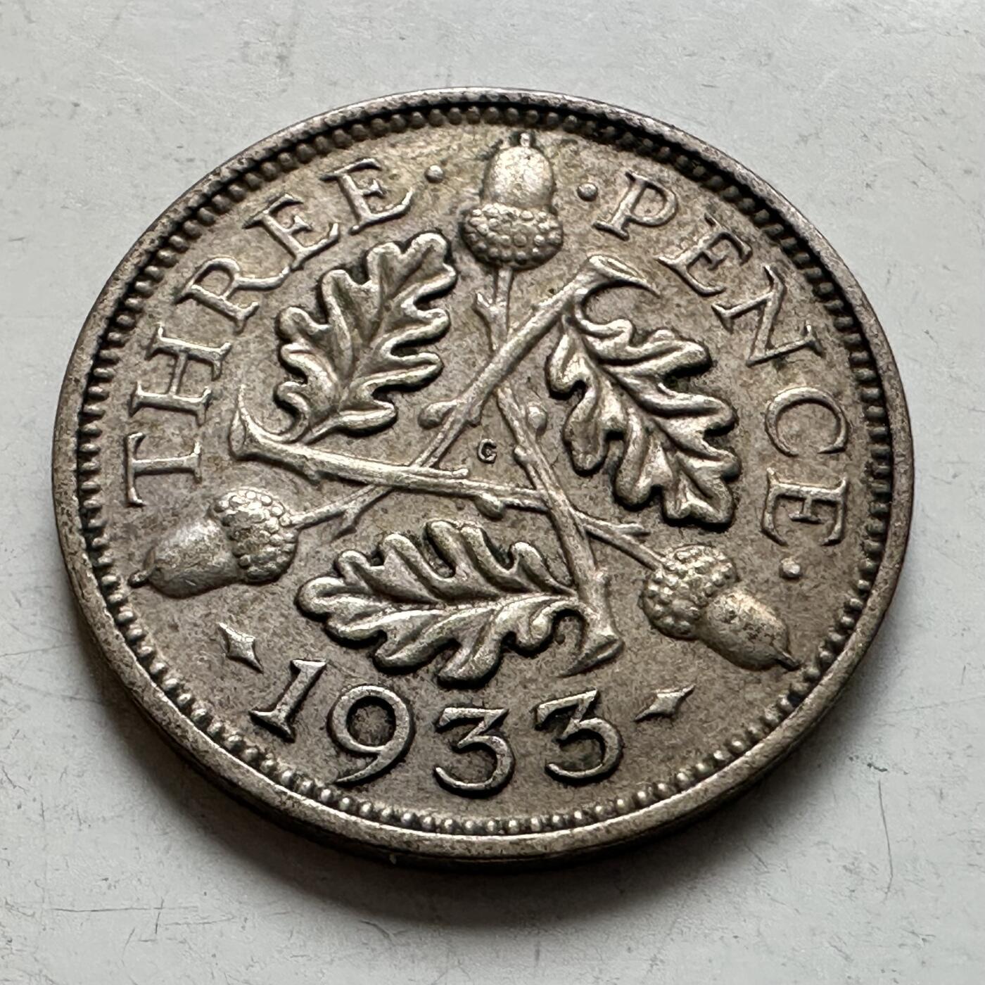 🌹外币初藏🌹🐯2026年第6场  每周二四六晚8️⃣点 接代拍 英国1933年三便士银币