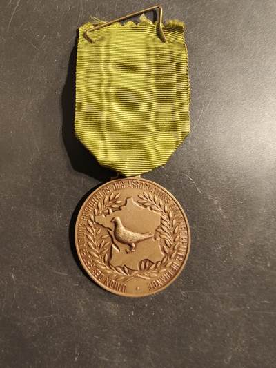 老王徽章第176期 - 法国赛鸽比赛铜级奖章