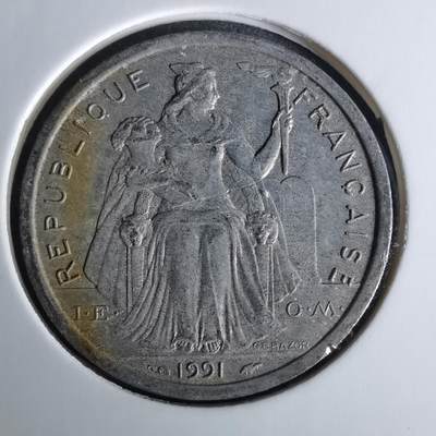 沼泽如烟--第958场 - 法属波利尼西亚1991年2法郎