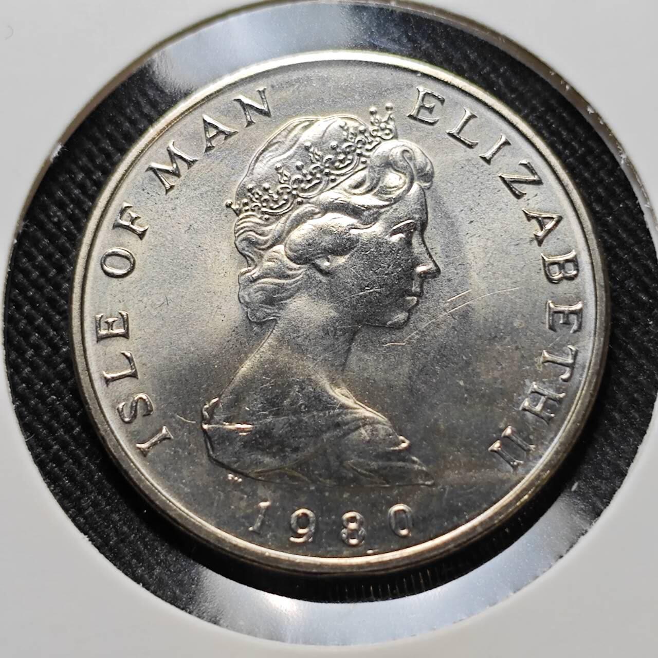 KK钱币收藏小铺  第400期  百期特拍（四拍之四）2月预留时间 周末发货  1980马恩岛10便士