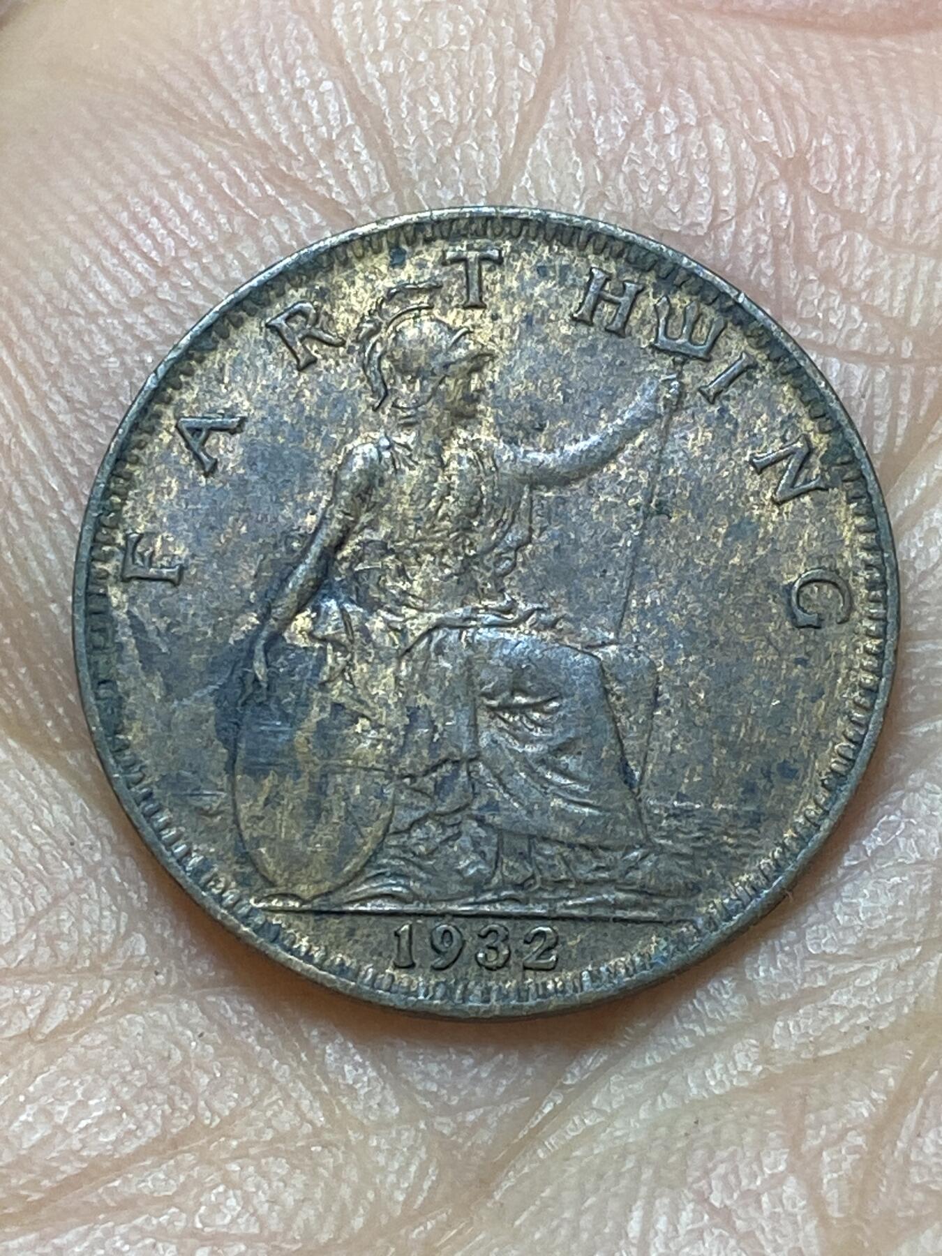 2026年第六场(总第一百七十五场）外国好品散币场(免佣金) 英国🇬🇧1932年1法新(乔治五世第三版)