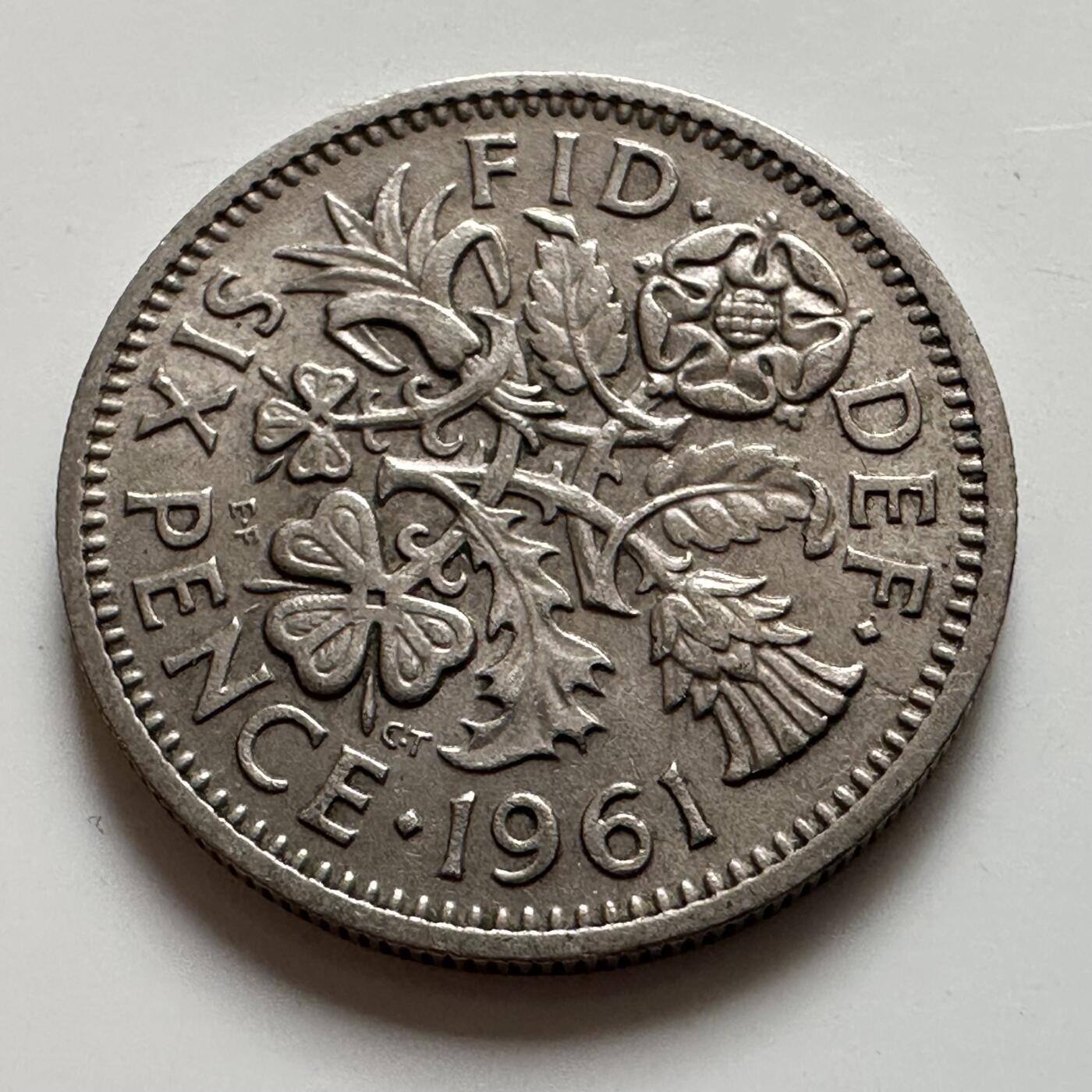 🌹外币初藏🌹🐯2026年第6场  每周二四六晚8️⃣点 接代拍 英国1961年六便士 