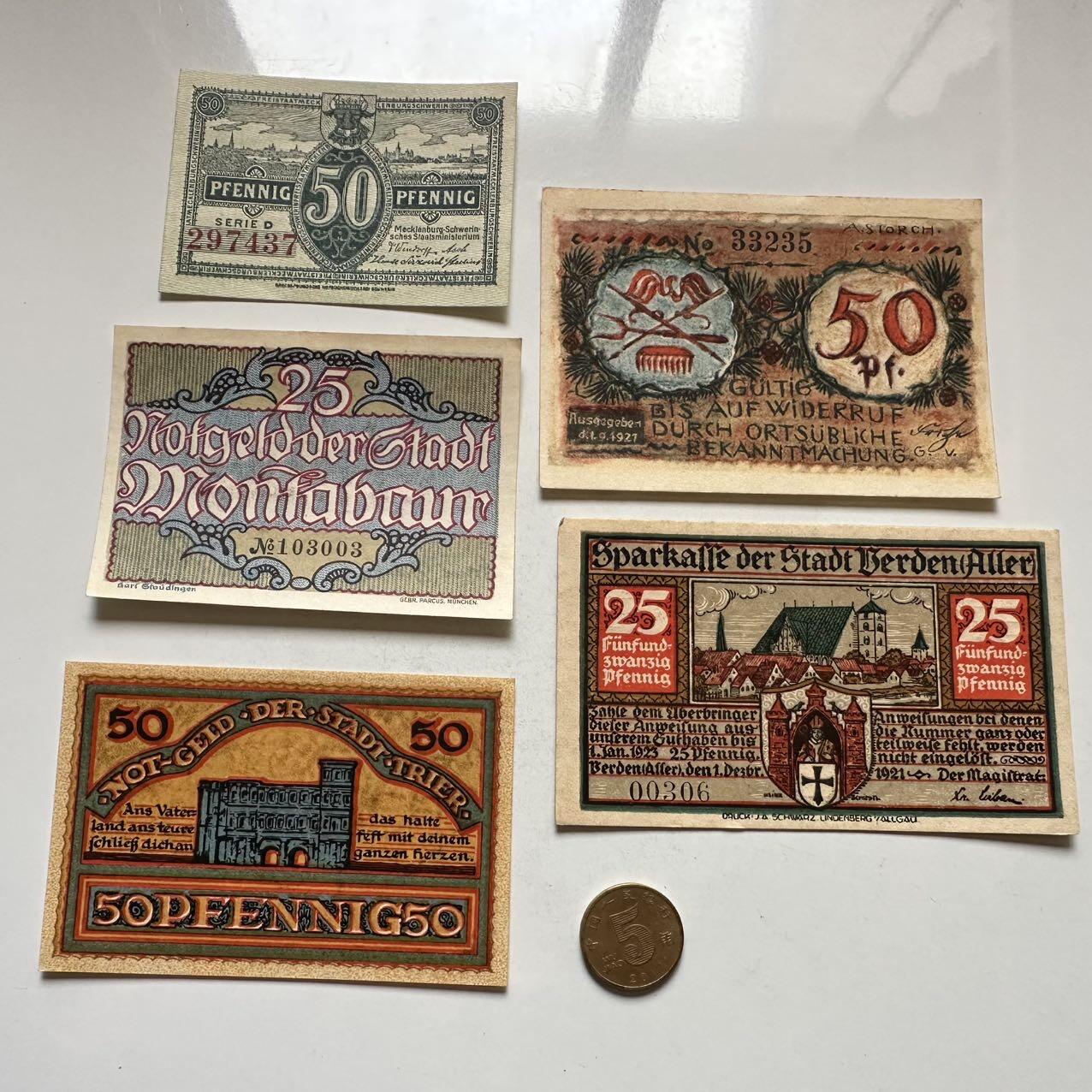 🌹外币初藏🌹🐯2026年第6场  每周二四六晚8️⃣点 接代拍 德国一战时期紧急币—11