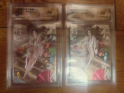 阳大大卡牌拍卖第93期（持续收拍品，周五晚上九点截拍，进群福利早知道） - 【折光】燎原三国 龙骧虎跃 ST_Brush 大乔 2张