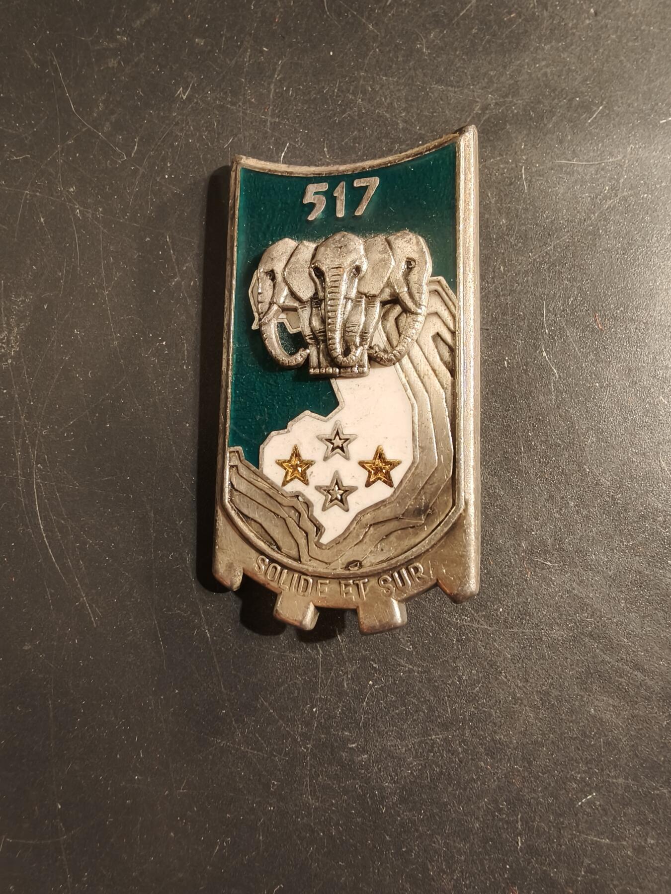 老王徽章第176期 法国陆军第517运输团证章