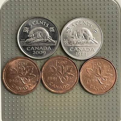 2026年第6场各国散币拍卖（总第156场） - 加拿大5枚