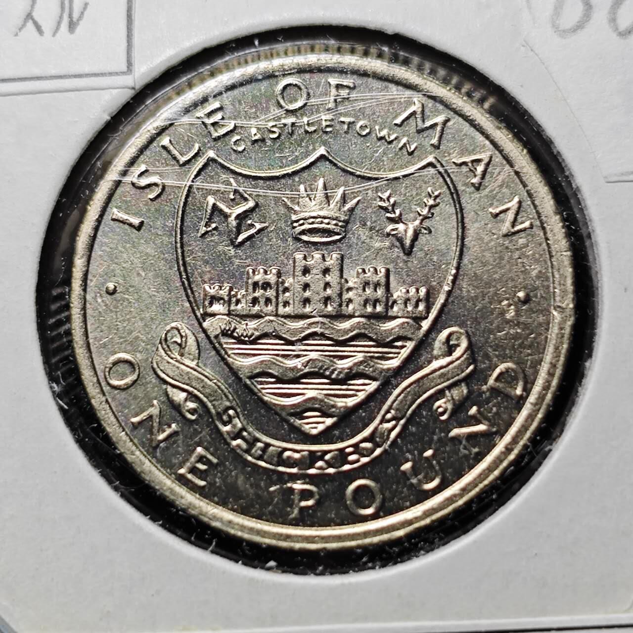 KK钱币收藏小铺  第400期  百期特拍（四拍之四）2月预留时间 周末发货  1984马恩岛1镑