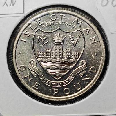 KK钱币收藏小铺  第400期  百期特拍（四拍之四）2月预留时间 周末发货 -  1984马恩岛1镑