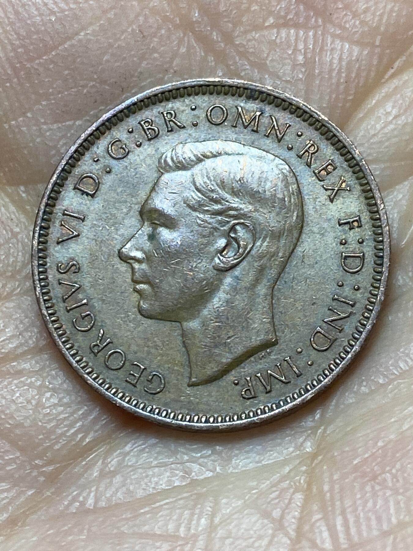 2026年第六场(总第一百七十五场）外国好品散币场(免佣金) 英国🇬🇧1944年1法新(乔治六世第一版)