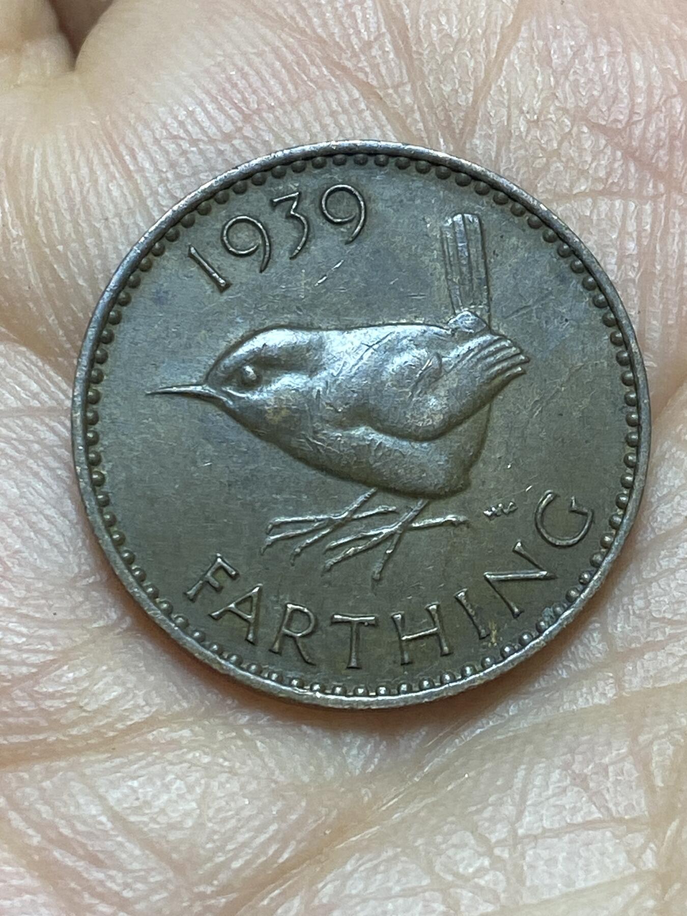 2026年第六场(总第一百七十五场）外国好品散币场(免佣金) 英国🇬🇧1939年1法新(乔治六世第一版)