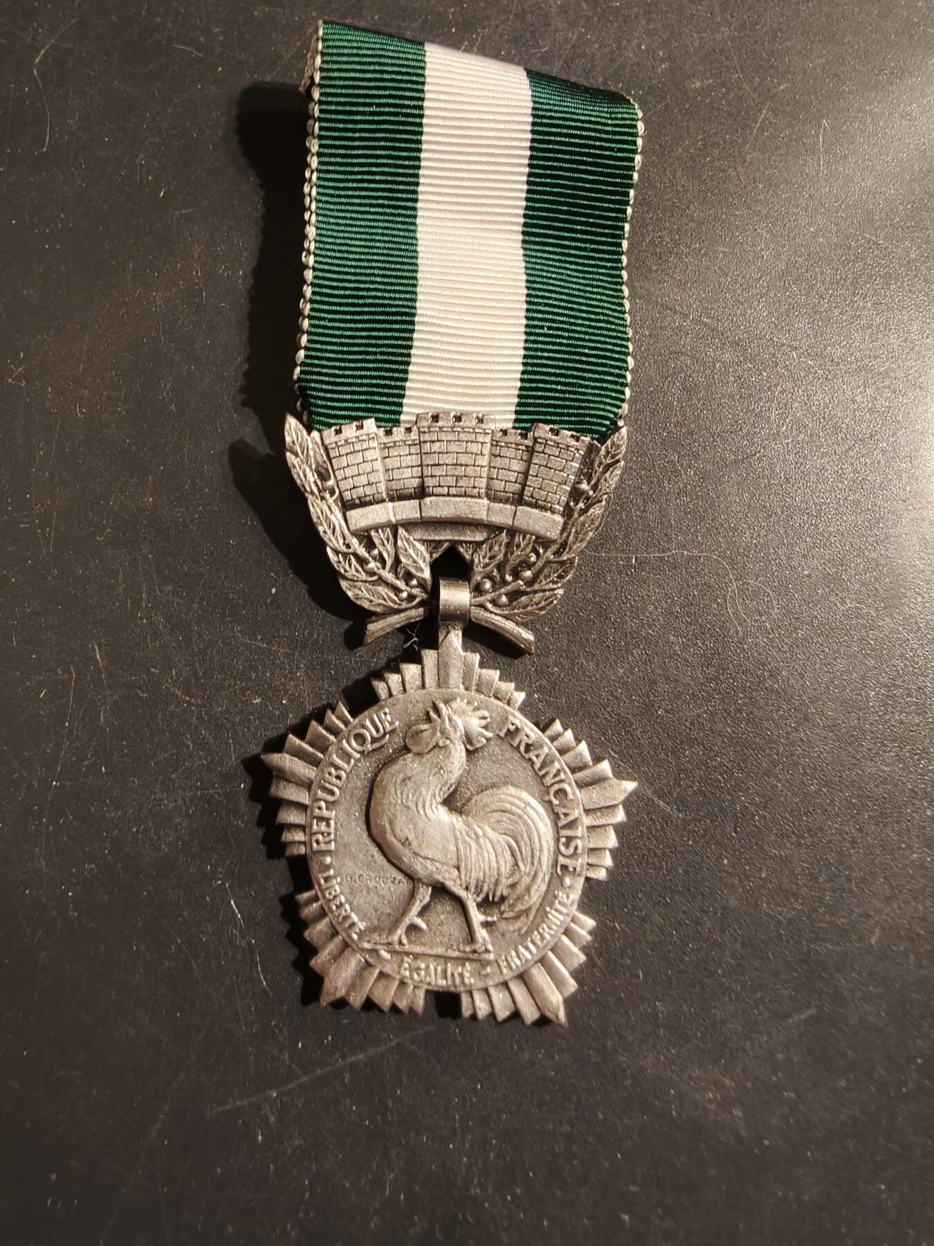 老王徽章第176期 法国银级地方嘉奖奖章 