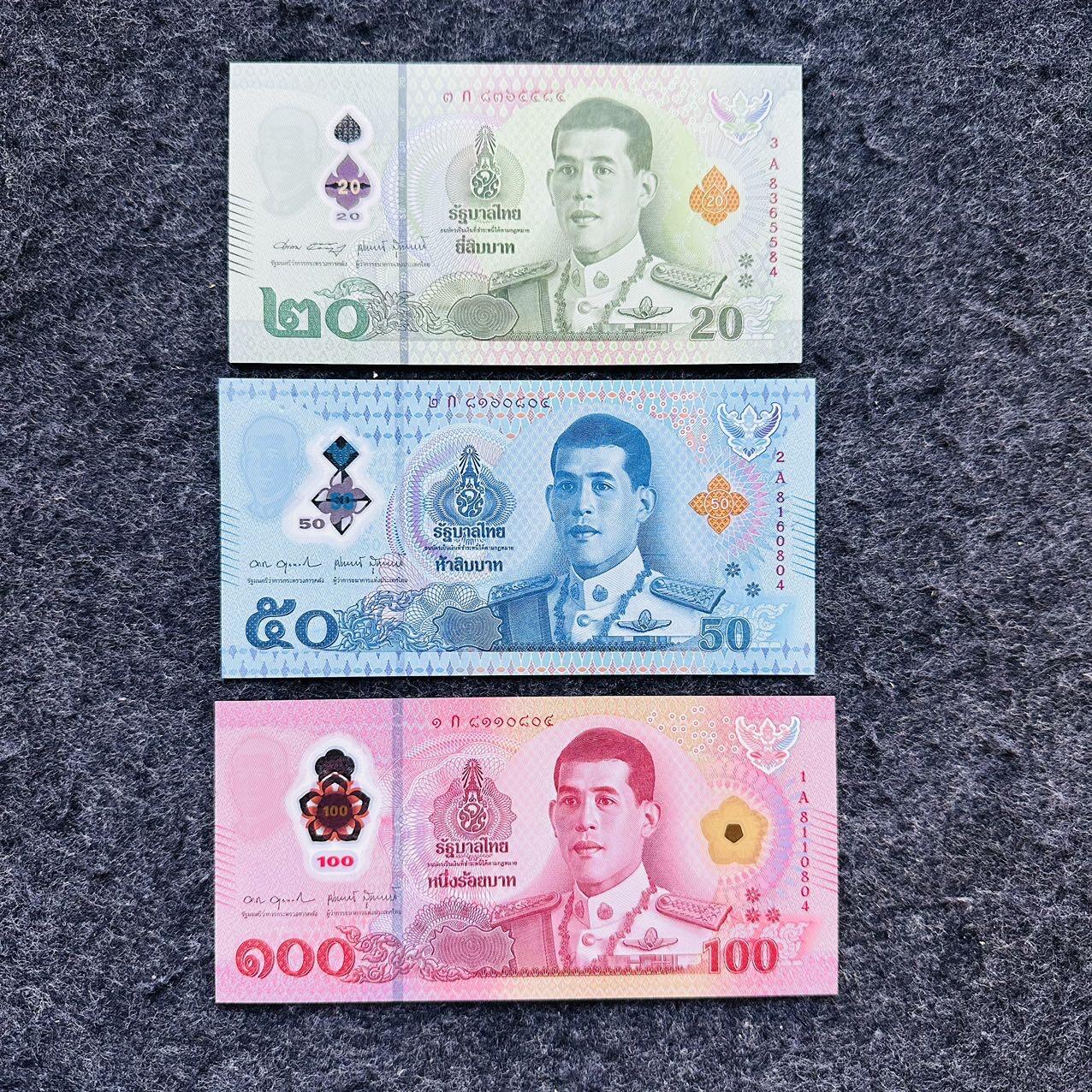 🇹🇭🇳🇬2601泰国2025年50-100泰铢，0A首发冠，50泰铢0S补号冠，100泰铢新签名，尼日利亚2025年5奈拉