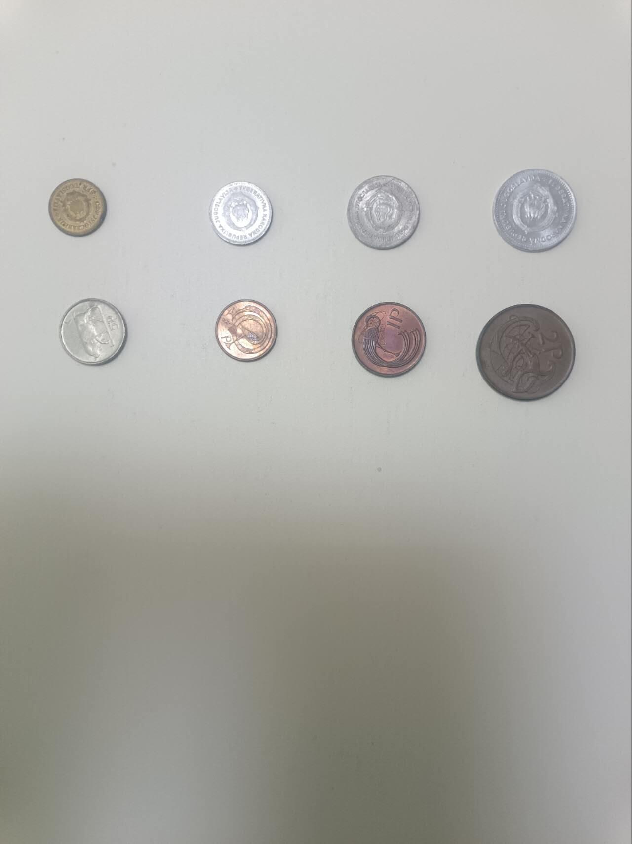 【20260115】非全新纸币和硬币第325场 欧洲国家8枚硬币