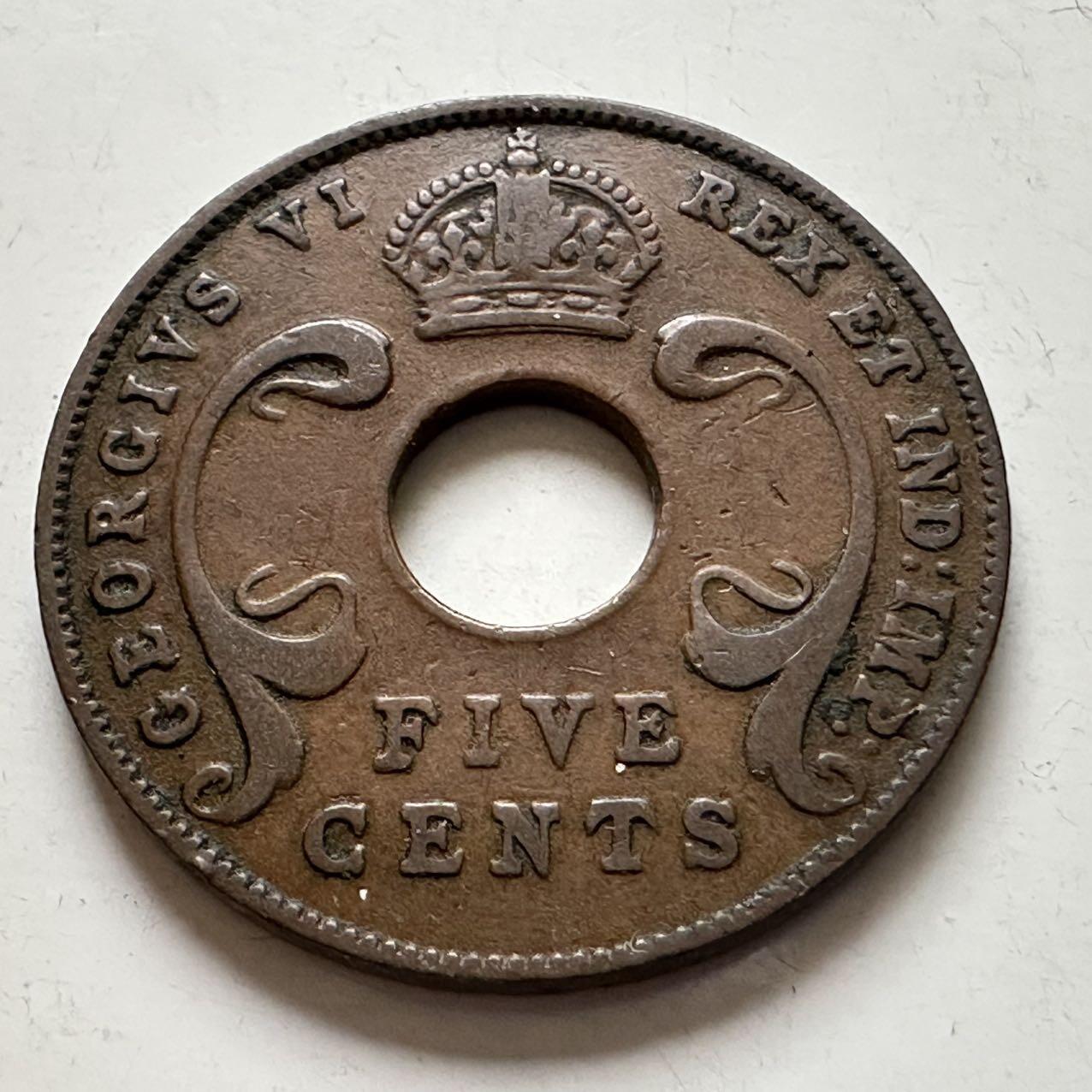 🌹外币初藏🌹🐯2026年第6场  每周二四六晚8️⃣点 接代拍 英属东非1941年五分