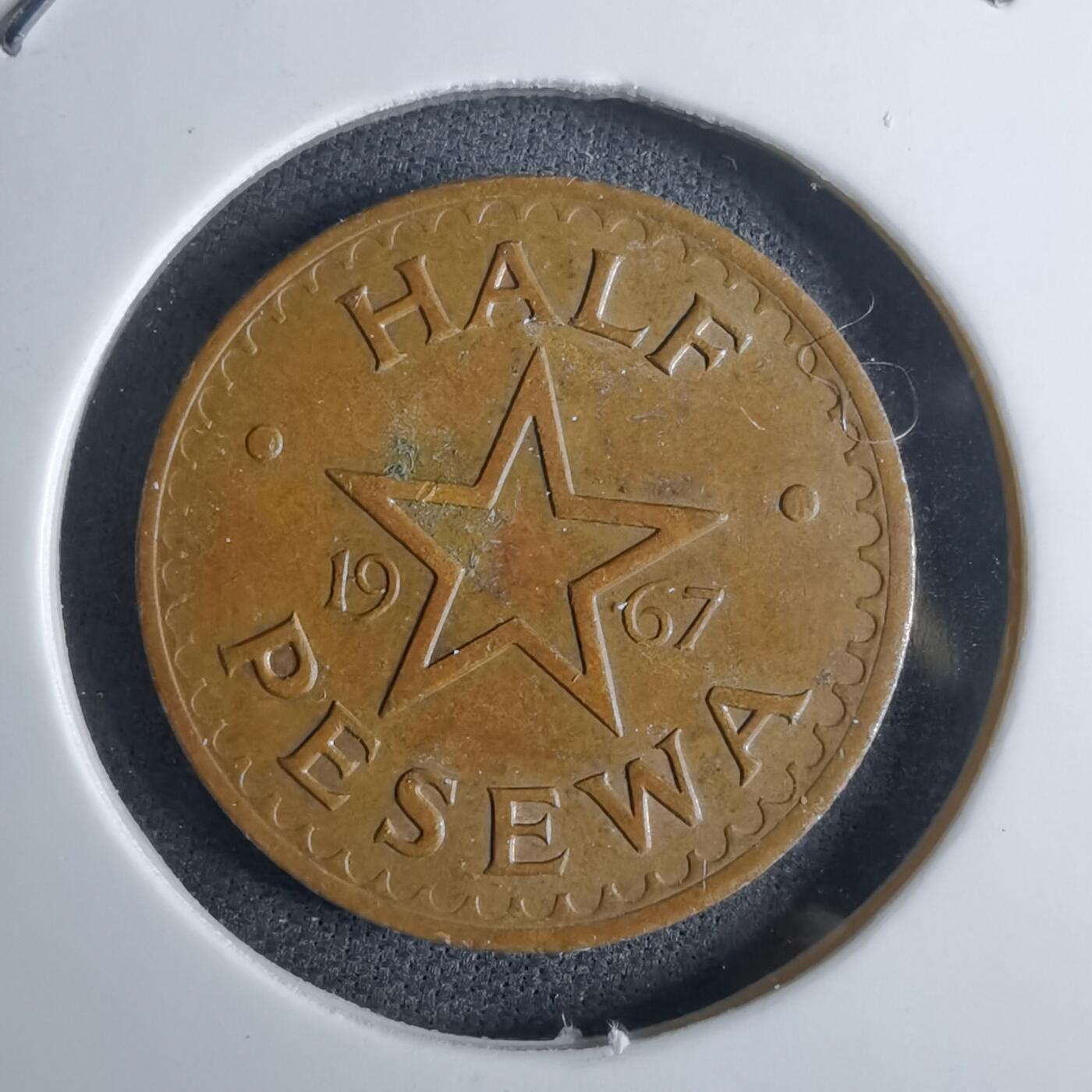 沼泽如烟--第959场 本期开始不支持出价小数点，感谢理解 加纳1967年半比塞瓦