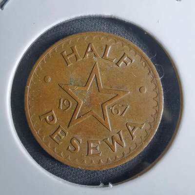 沼泽如烟--第959场 本期开始不支持出价小数点，感谢理解 - 加纳1967年半比塞瓦