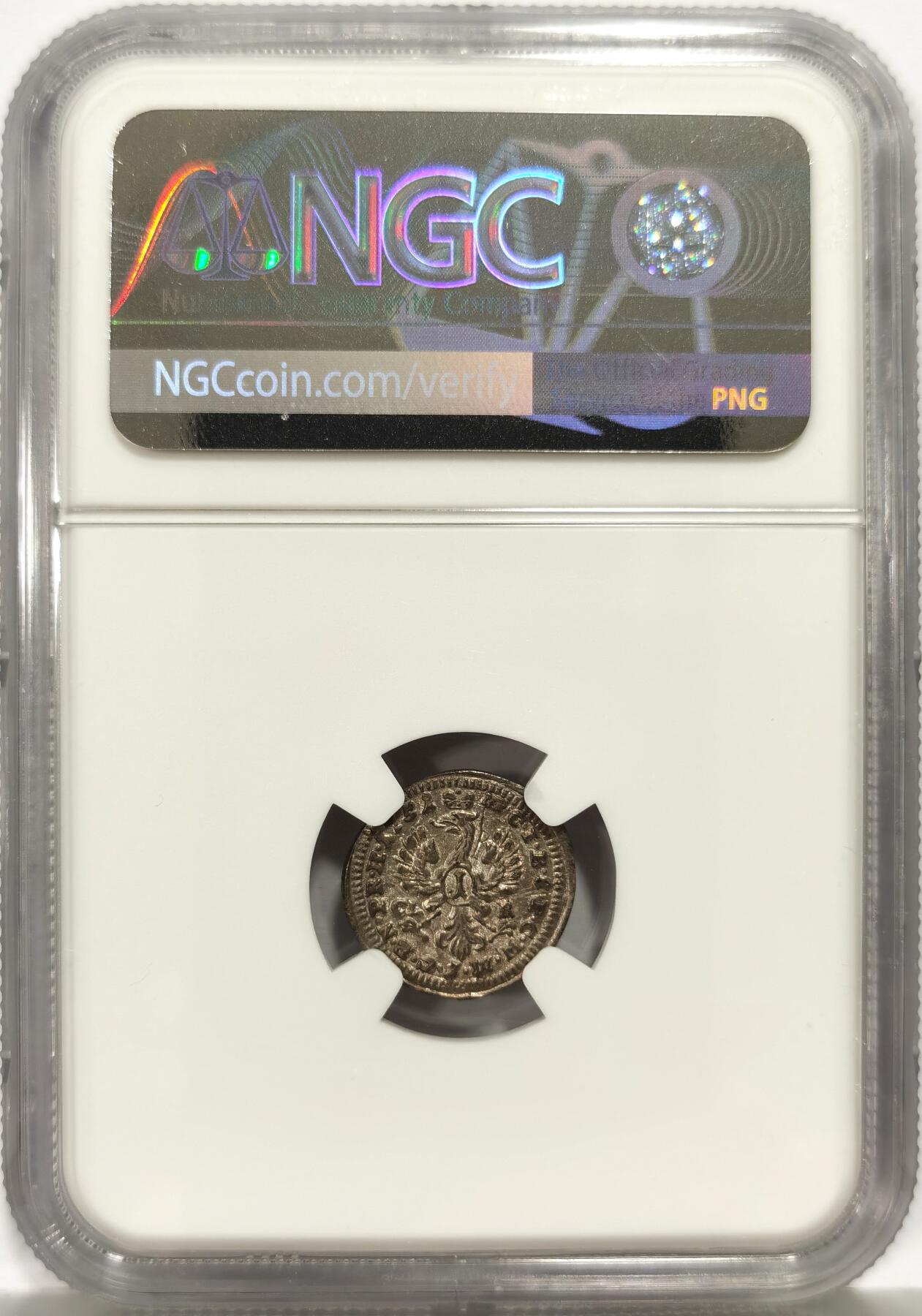 博洋堂世界钱币拍卖第157期（全场包邮） NGC UNC 德国勃兰登堡-拜罗伊特1751年1克鲁泽银币
