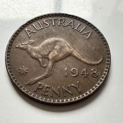 🌹外币初藏🌹🐯2026年第6场  每周二四六晚8️⃣点 接代拍 - 澳大利亚1948年一便士