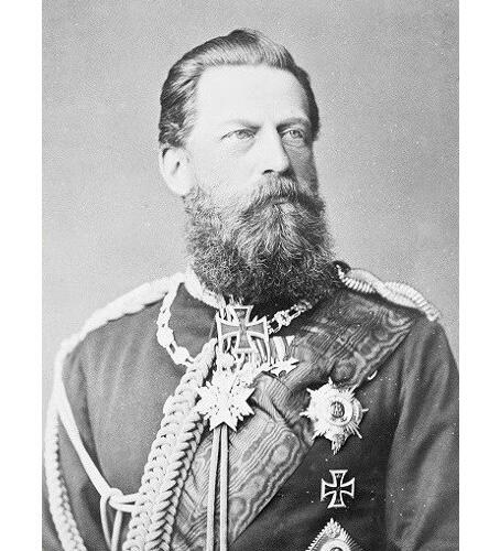 德国普鲁士1888年 腓特烈三世高浮雕精制大铜章 40MM