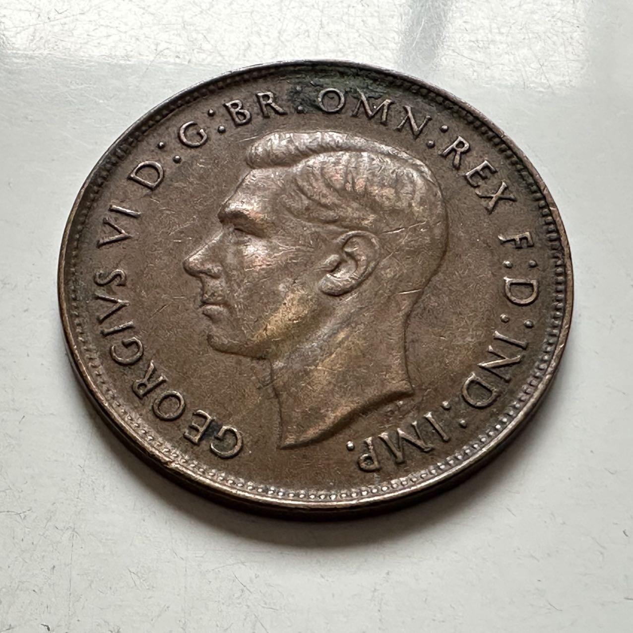 🌹外币初藏🌹🐯2026年第6场  每周二四六晚8️⃣点 接代拍 澳大利亚1948年一便士