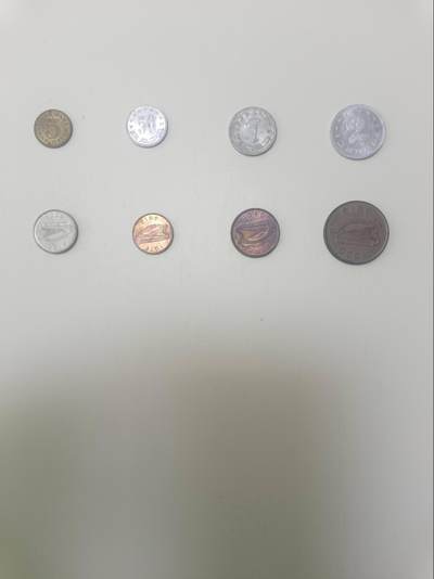 【20260115】非全新纸币和硬币第325场 - 欧洲国家8枚硬币