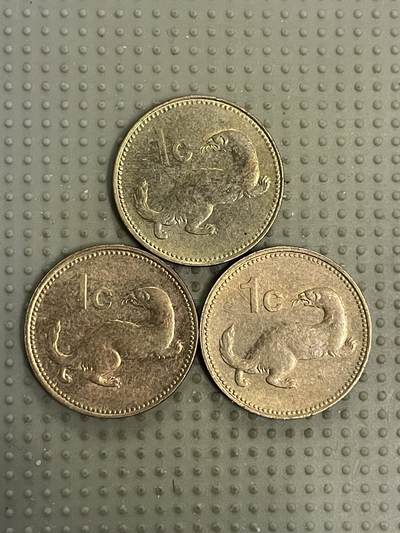 2026年第8场各国散币拍卖（总第158场） - 马耳他1分3枚