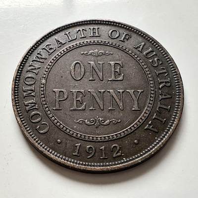 🌹外币初藏🌹🐯2026年第6场  每周二四六晚8️⃣点 接代拍 - 澳大利亚1912年一便士