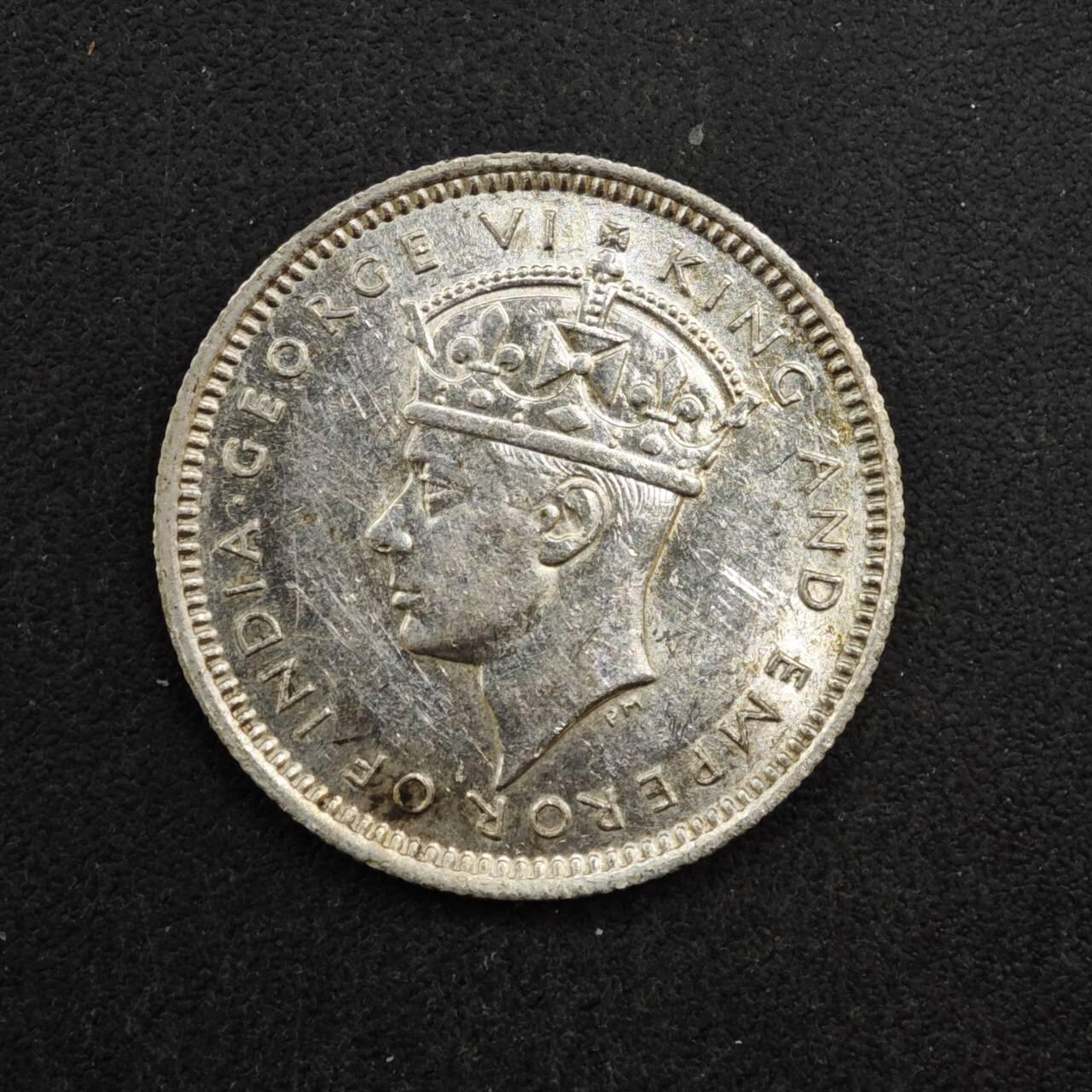 【淘币小摊】实时拍第八百四十七拍   银币套币场   满百包邮可预留二周 每周一统一发货   马来亚1939年乔治六世10分银币