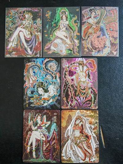 阳大大卡牌拍卖第93期（持续收拍品，周五晚上九点截拍，进群福利早知道） - 【妖精套】焱卡文化 彫仙 妖精 7张