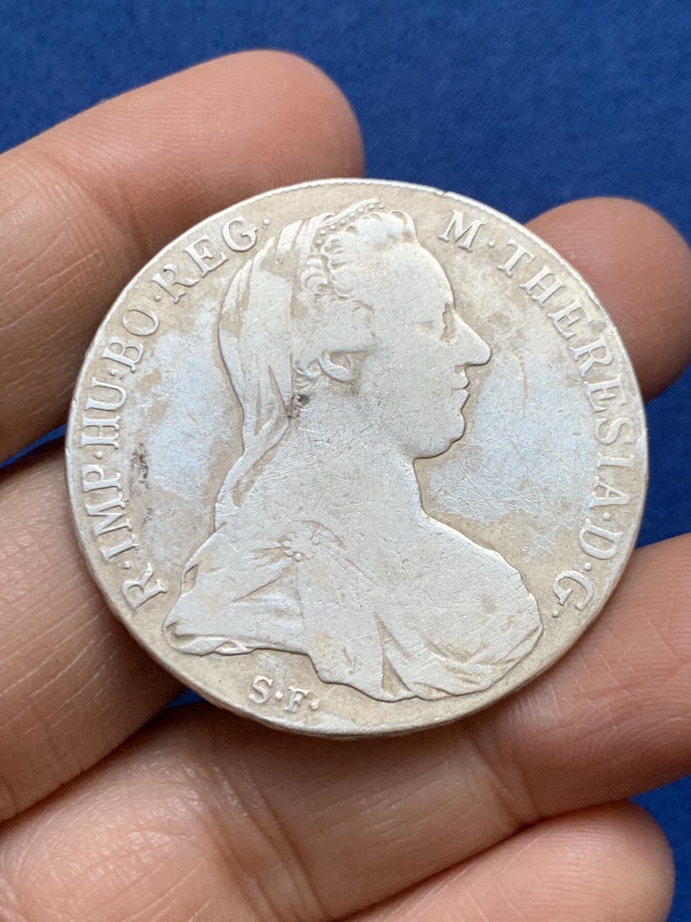 《竞宝斋》第457场 周日，周一，周二   3场连拍 （全场包邮）欢迎送拍 1780后铸大奶妈泰勒银币 通货 27.4克