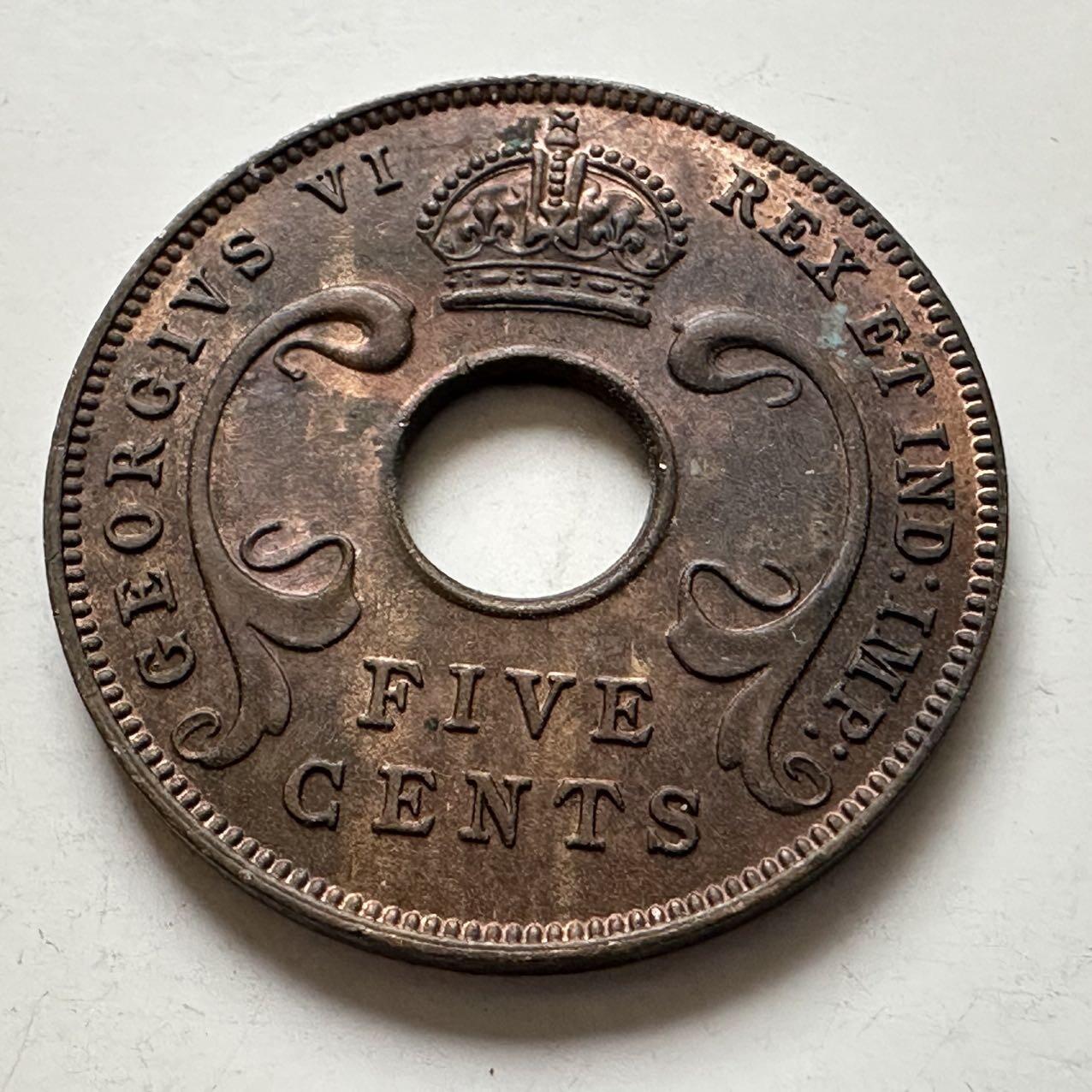 🌹外币初藏🌹🐯2026年第6场  每周二四六晚8️⃣点 接代拍 英属东非1942年五分