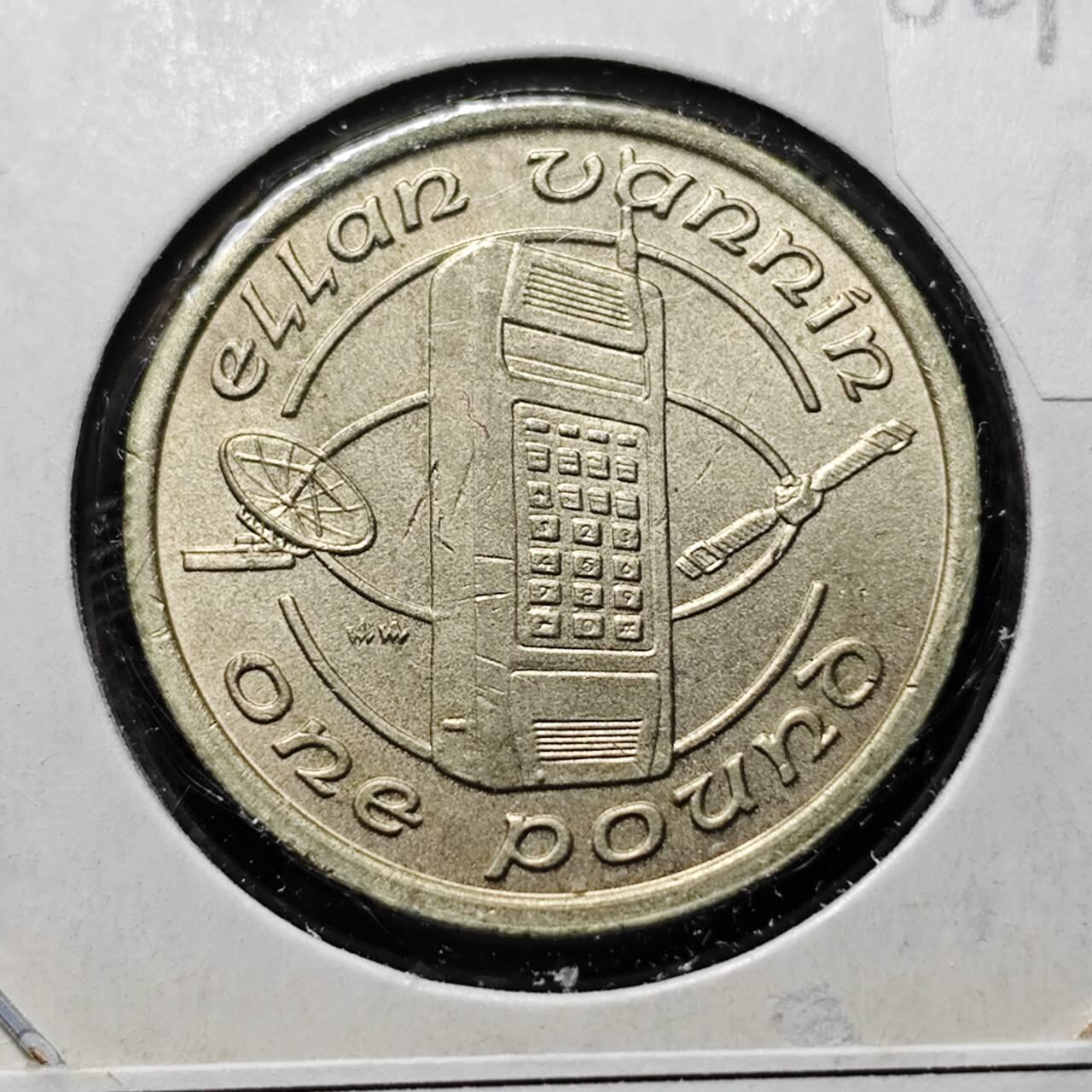 KK钱币收藏小铺  第400期  百期特拍（四拍之四）2月预留时间 周末发货  1988马恩岛1镑