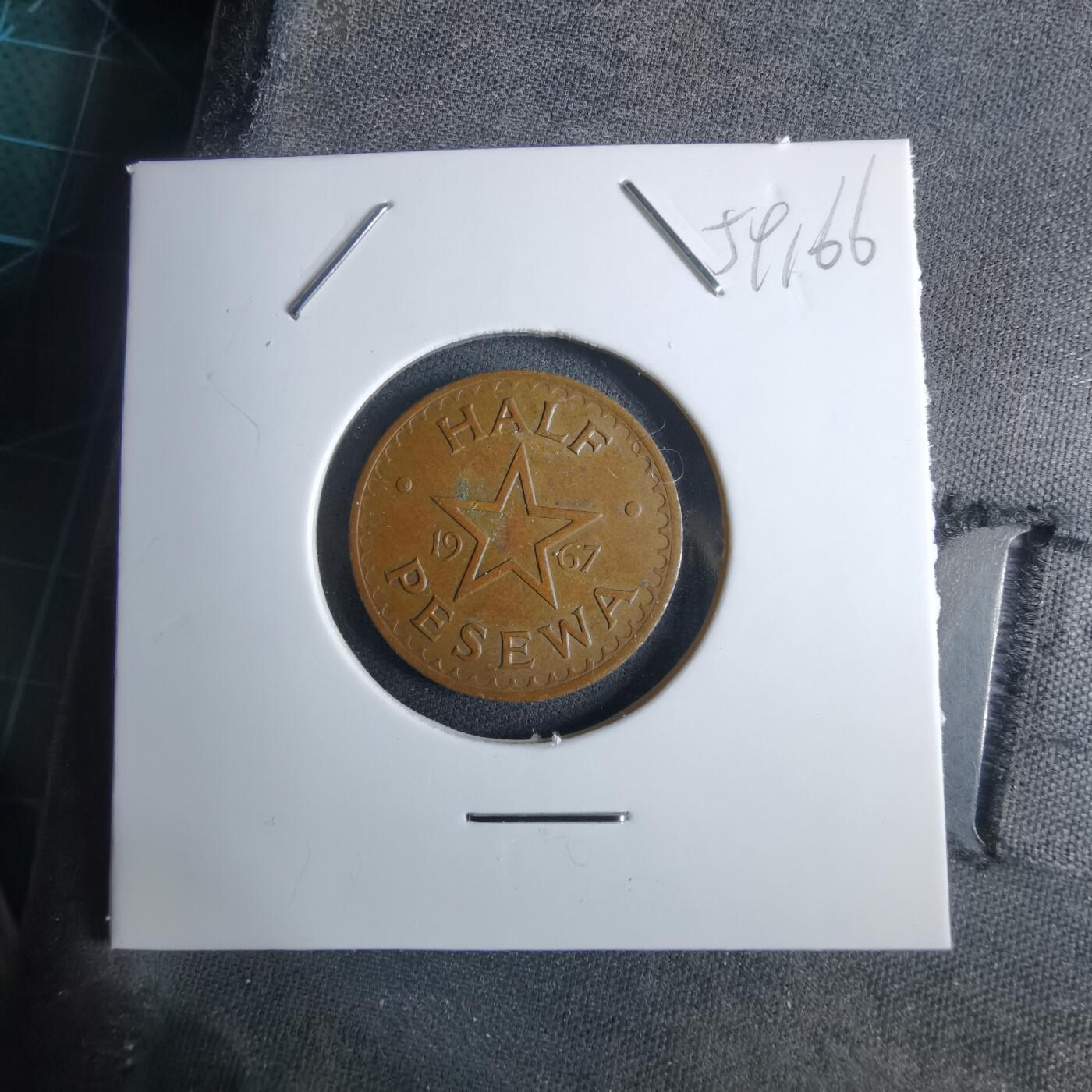 沼泽如烟--第959场 本期开始不支持出价小数点，感谢理解 加纳1967年半比塞瓦