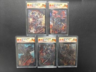 天玑星卡拍第159期《1.12周一截拍》持续收拍收评中 满赠卡需备注 - 百里卡牌 苍之飞鸿 神魔三国 魏武扬鞭 五子良将 折光 CCG评级 一张9两张9.5两张10 第三组