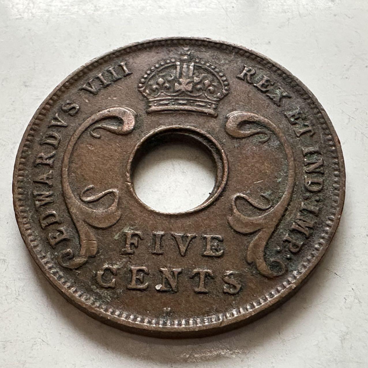 🌹外币初藏🌹🐯2026年第6场  每周二四六晚8️⃣点 接代拍 英属东非1936年H版爱八5分