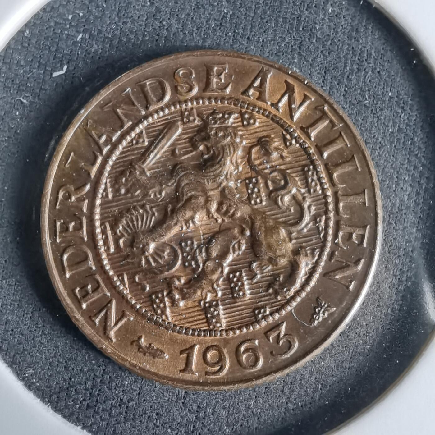 沼泽如烟--第960场 荷属安的列斯1963年一分