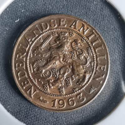 沼泽如烟--第960场 - 荷属安的列斯1963年一分