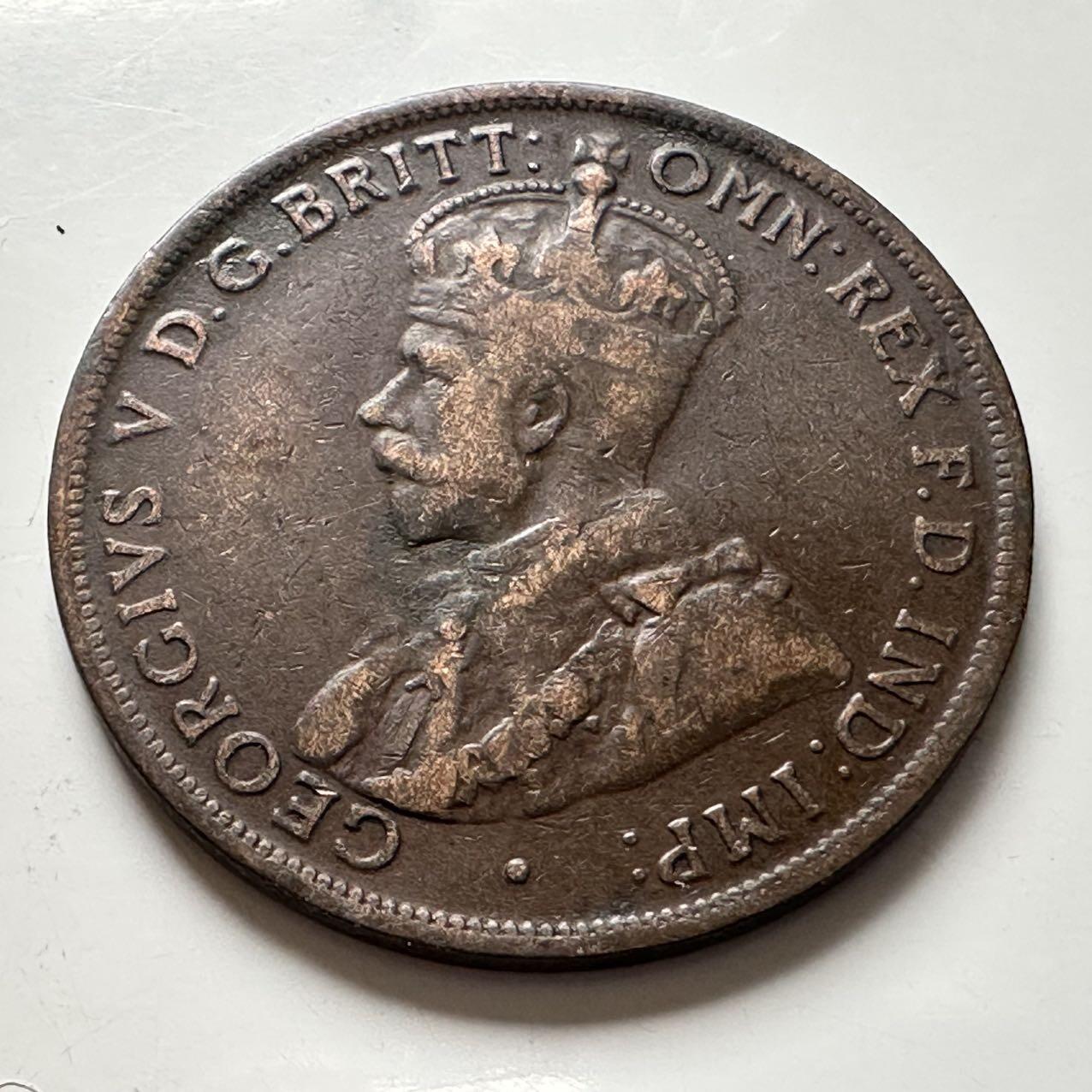 🌹外币初藏🌹🐯2026年第6场  每周二四六晚8️⃣点 接代拍 澳大利亚1915年一便士