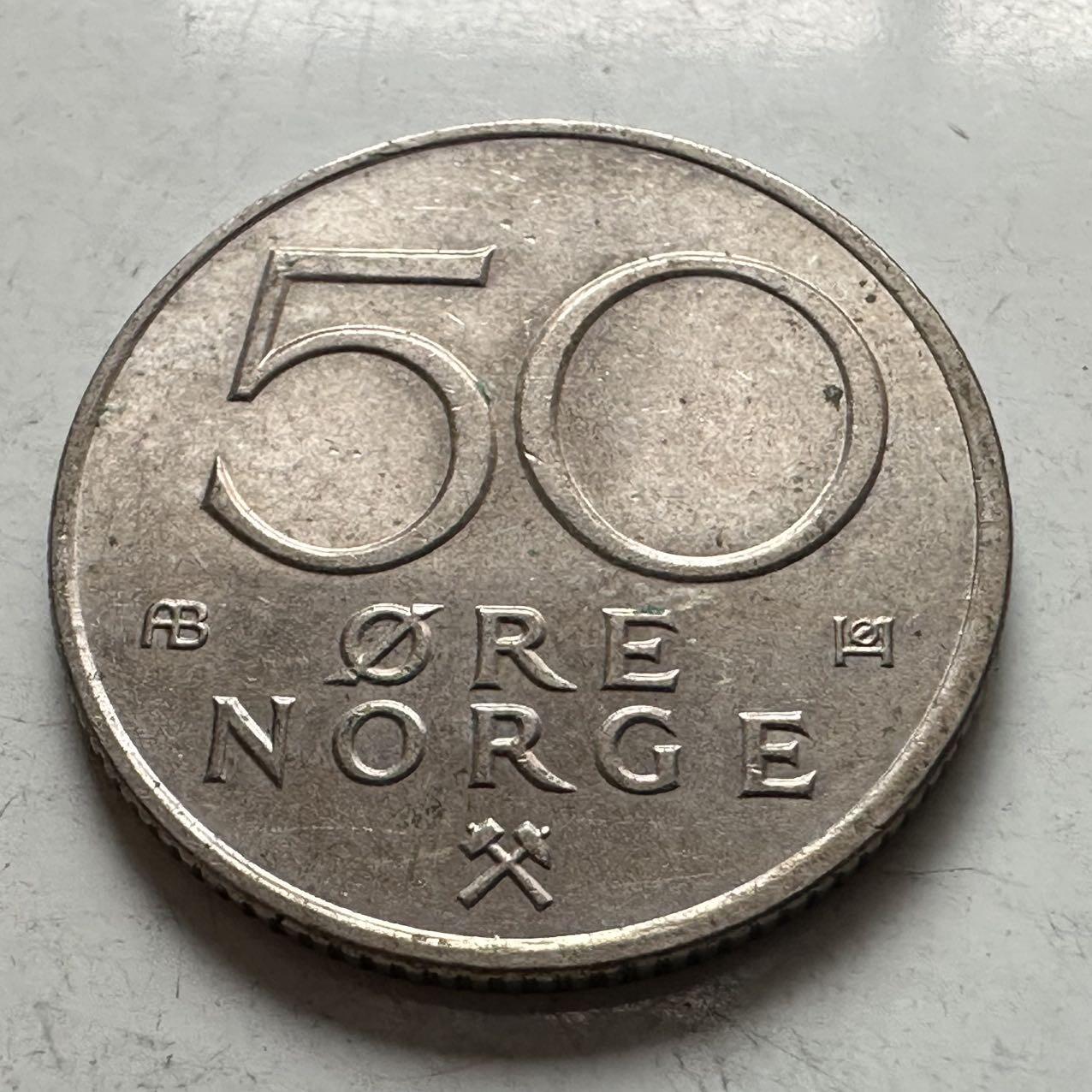 🌹外币初藏🌹🐯2026年第6场  每周二四六晚8️⃣点 接代拍 挪威1975年50欧尔