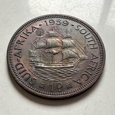 🌹外币初藏🌹🐯2026年第6场  每周二四六晚8️⃣点 接代拍 - 南非1959年一便士