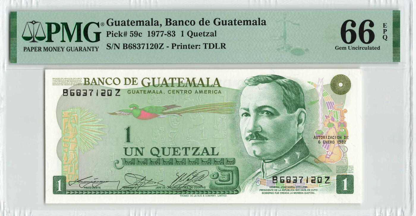 小福收藏拍卖第200期 【庆典场 中拍就有好礼相赠】评级币精选场 本期有捷克斯洛伐克20年100克朗慕夏作品大珍 69分倒置百位号布隆迪世界最大纸币  35年版加拿大经典 苏格兰格拉斯哥大学500年纪念钞倒置小号 卡塔尔80年100里亚尔冠军分 美国教育券 意大利拉斐尔 乌克兰 库克群岛 墨西哥 南斯拉夫 亚美尼亚等多国精美高分珍稀老钞精品纸币 危地马拉 1982年 1格查尔 少见早期版本 乱蛇号 PMG66 EPQ 季军分