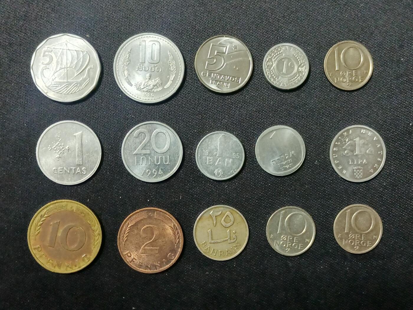 【游宝拍卖】乙巳蛇年第107期 周四集拍 世界各国硬币 15枚