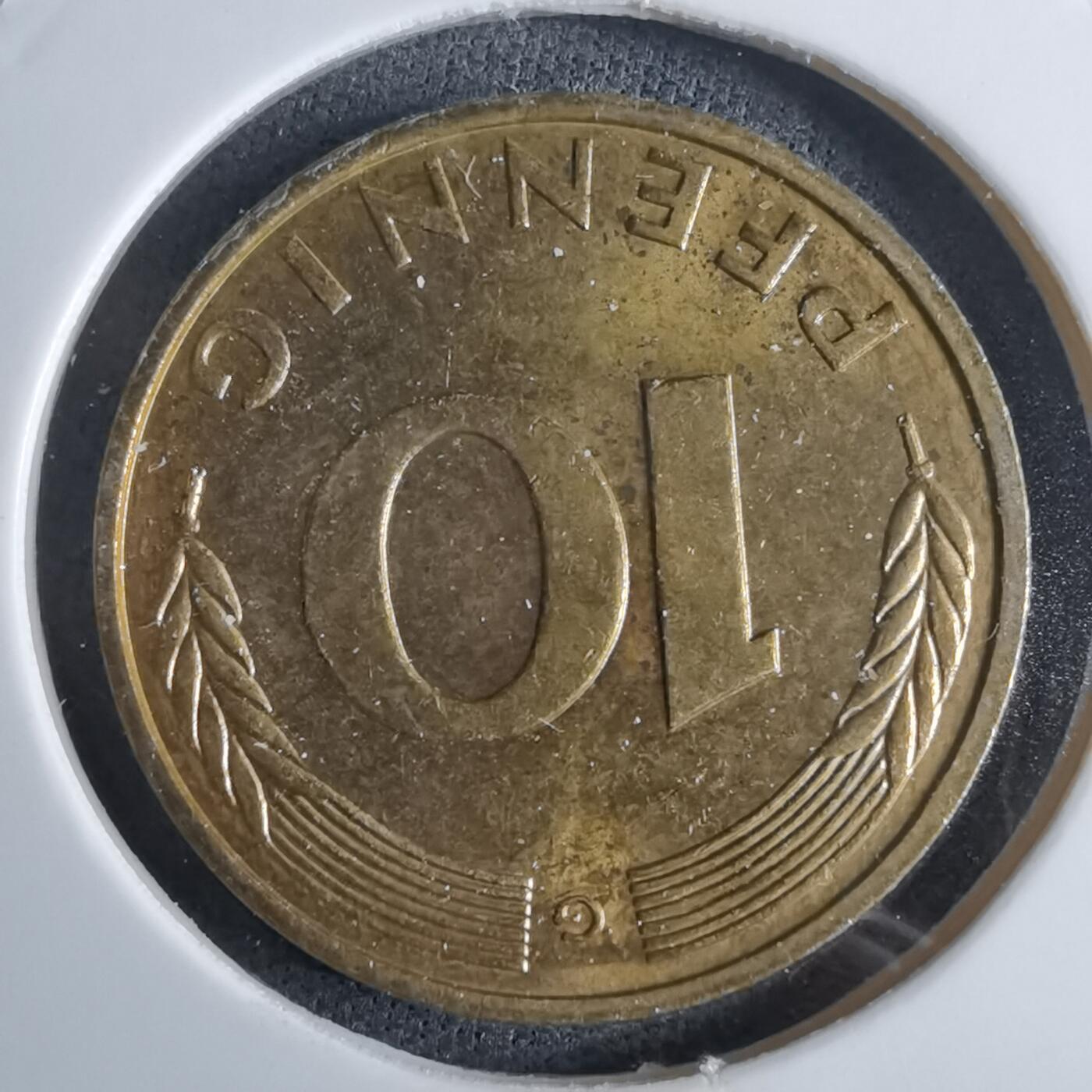 沼泽如烟--第959场 本期开始不支持出价小数点，感谢理解 德国1991年10芬尼