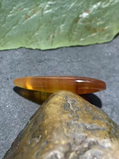 精美高玉化千层纹巴西玛瑙吊坠一个， 精美高玉化千层纹巴西玛瑙吊坠一个，