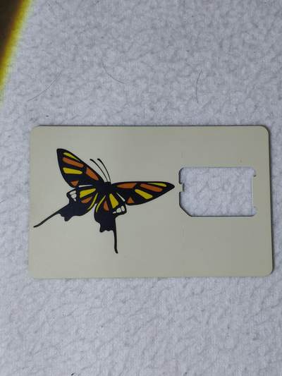 易卡拍卖第69期 - 蝴蝶。（卡托）品相如图所示！（全场手机卡都是卡友出品。本人爱心义拍。）