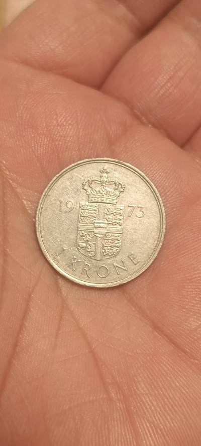 万国钱币第三场 - 丹麦女王1克朗