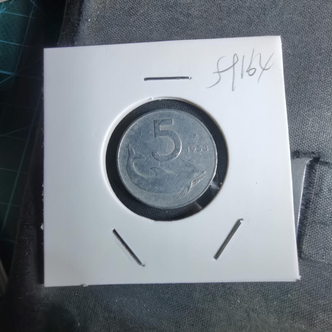 沼泽如烟--第959场 本期开始不支持出价小数点，感谢理解 意大利1953年5里拉