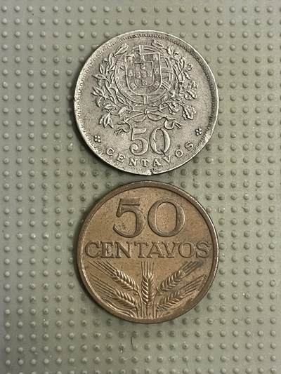 2026年第8场各国散币拍卖（总第158场） - 葡萄牙50分2枚