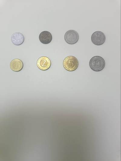 【20260115】非全新纸币和硬币第325场 - 欧洲国家8枚硬币