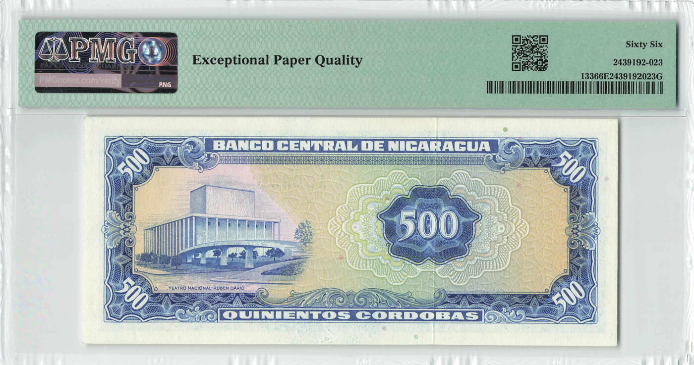 小福收藏拍卖第200期 【庆典场 中拍就有好礼相赠】评级币精选场 本期有捷克斯洛伐克20年100克朗慕夏作品大珍 69分倒置百位号布隆迪世界最大纸币  35年版加拿大经典 苏格兰格拉斯哥大学500年纪念钞倒置小号 卡塔尔80年100里亚尔冠军分 美国教育券 意大利拉斐尔 乌克兰 库克群岛 墨西哥 南斯拉夫 亚美尼亚等多国精美高分珍稀老钞精品纸币 尼加拉瓜 1979年 500科多巴 E序列首发 无47 PMG66 EPQ 季军分